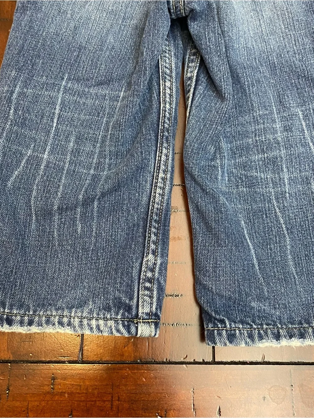Baby Gap Fleece Lined Vntg Jeans & Mickey Mouse Long Sleeve Bodysuit 18-24 Mos